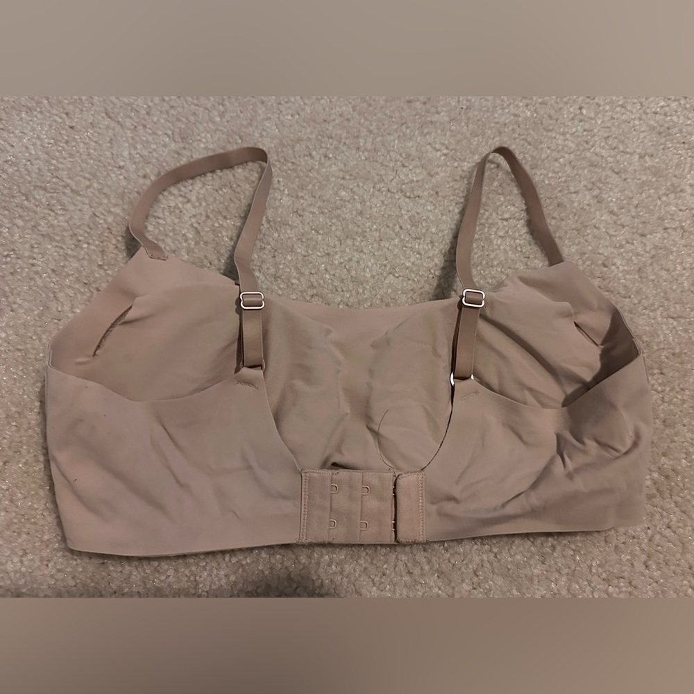 Aerie SMOOTHEZ Padded Scoop Bralette Sands Medium - Picture 5 of 7
